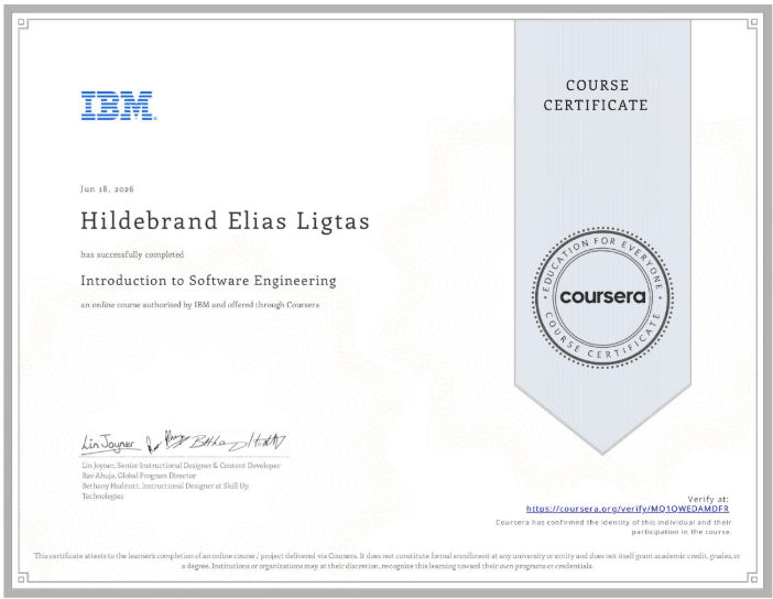 Introduction to Software Engineering